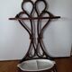 Enamelled cast iron umbrella door art deco