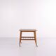 Side table with shelf on wheels - teak - Danish design - 1960s