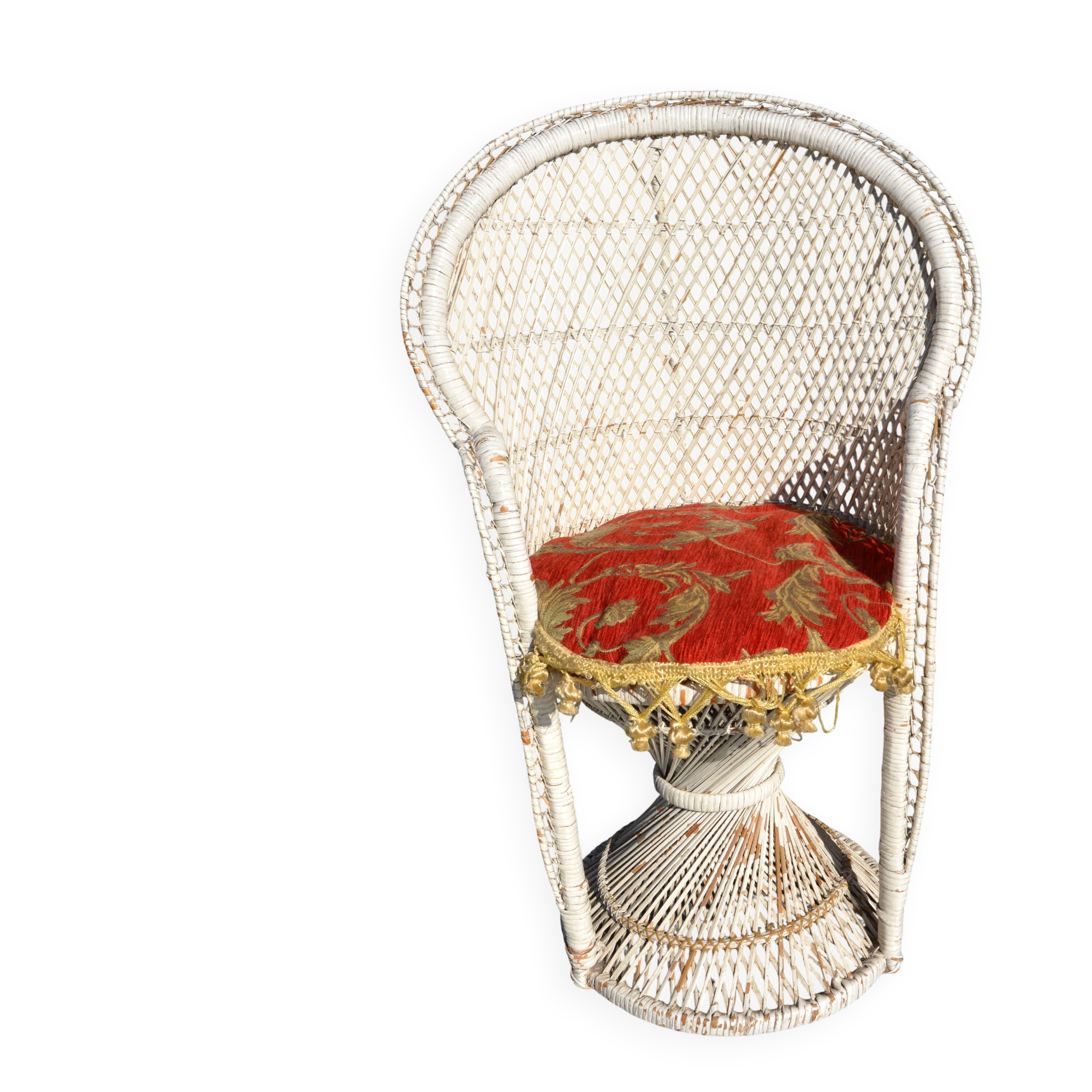 Chaise Emmanuelle en rotin enfant