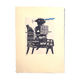 Lithographie originale signée et numérotée Max Papart - Le Cavalier
