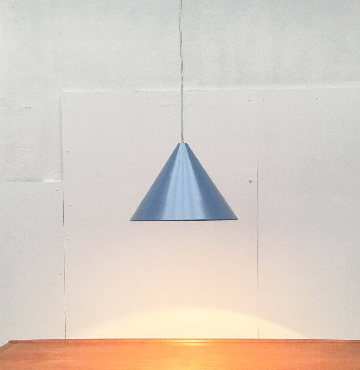 Danish mid-century suspension billiard lamp by Louis Poulsen