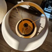 Lot de 2 lampes drimmer hollywood regency