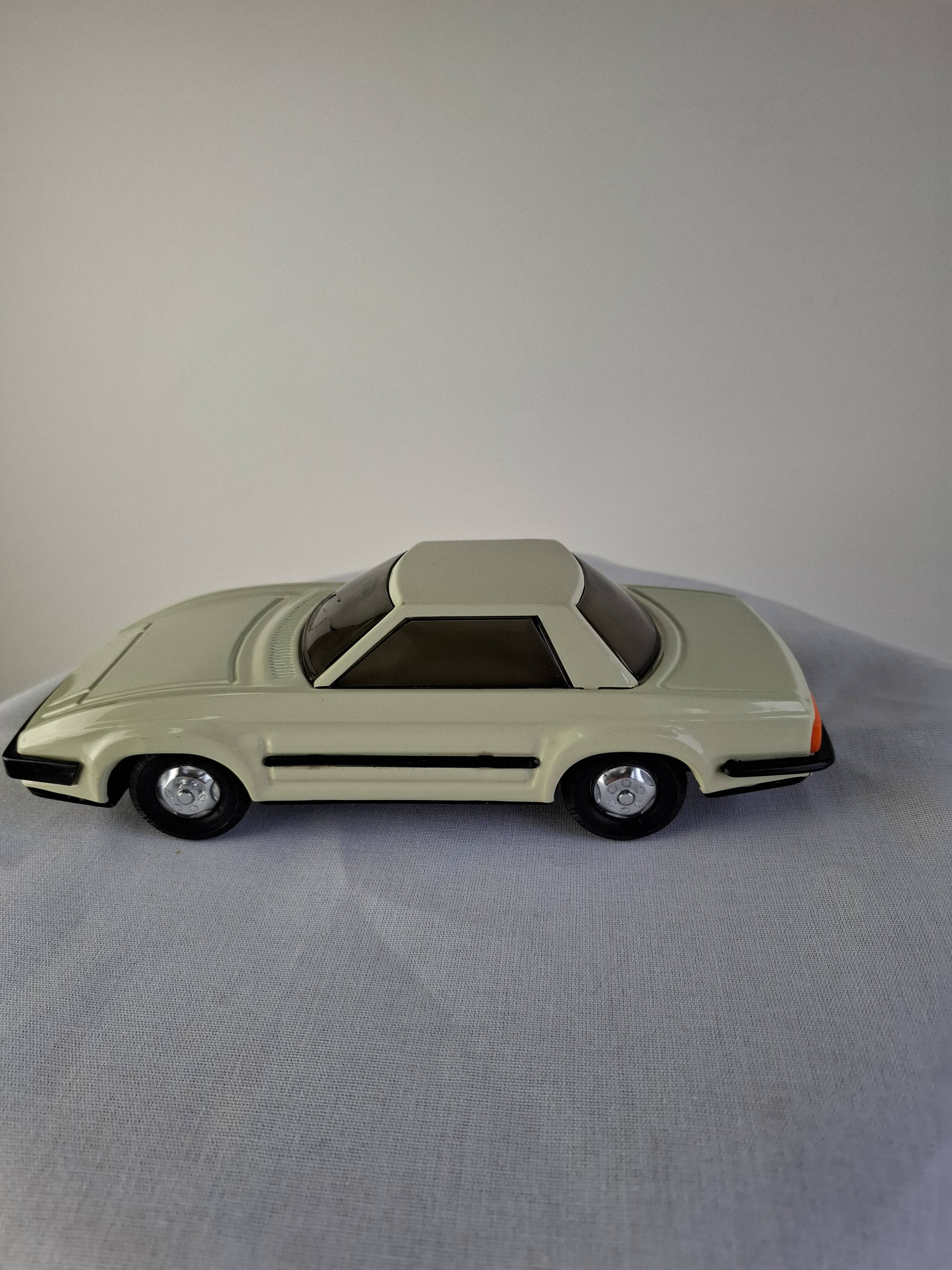 1970s Czechoslovak ITES IGRA Norma Tin Friction Toy Car Mid Century Modern