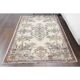 1970s Turkish Oushak Handmade Wool Cotton Beige Area Rug 120x207