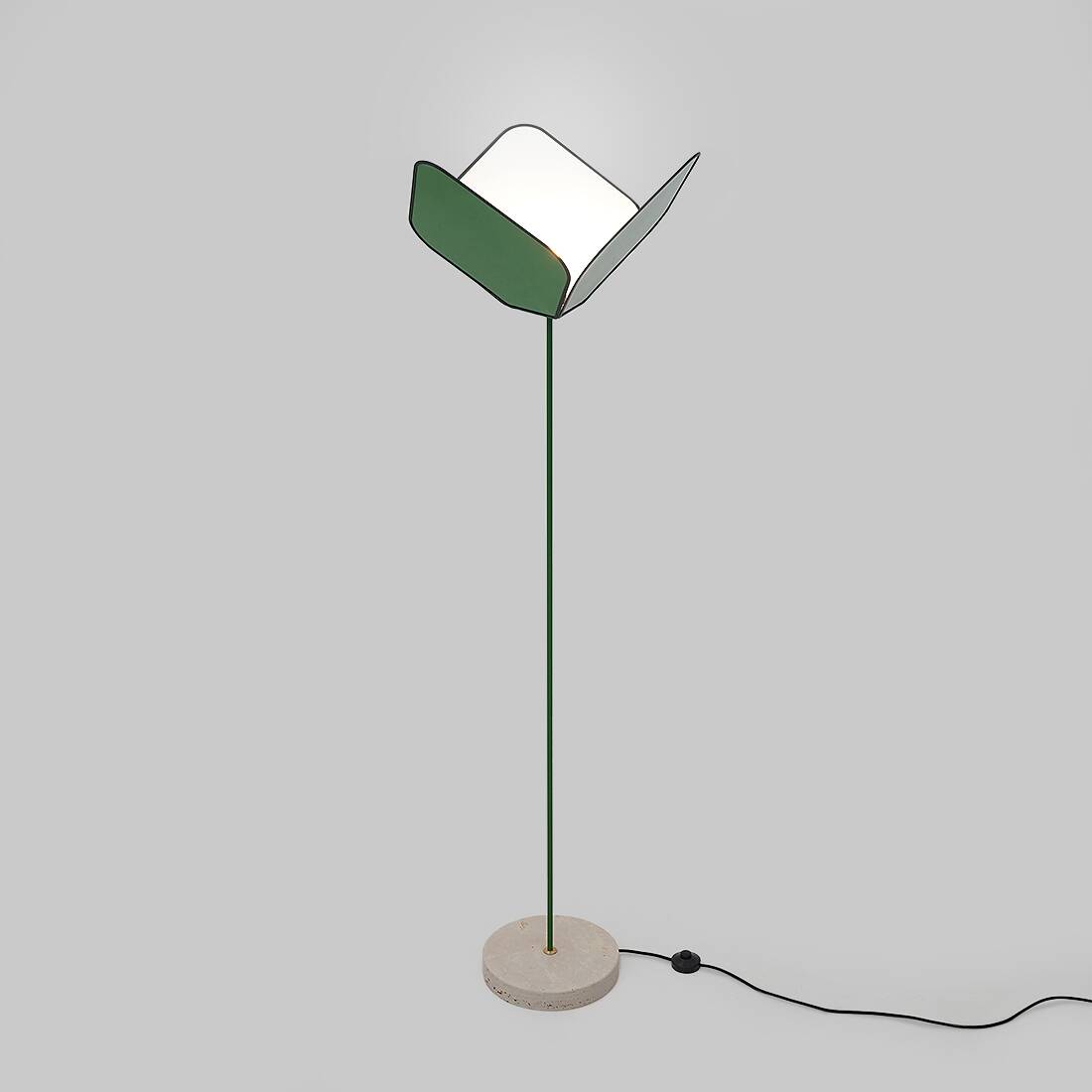 “Trifoglio” floor lamp by Piero De Longhi for Ibis