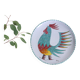 Assiette Coq Vintage