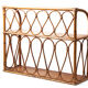 50/60 vintage rattan and wicker shelf