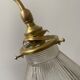 Old vintage brass accordion lamp
