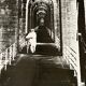 Photograph black and white silver print circa 1970 medieval bridge