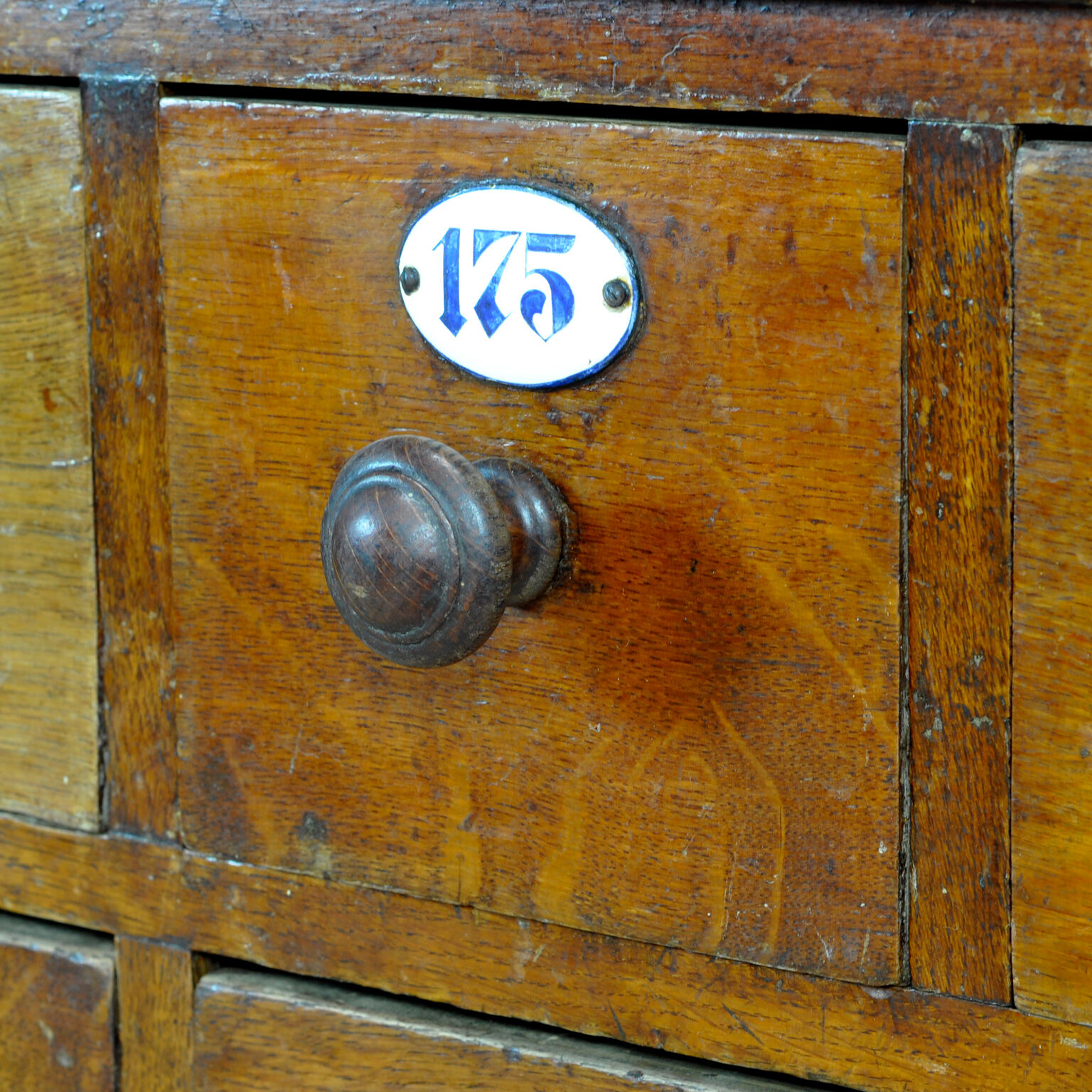 Apothecary Chest Of Drawers With Marble Top, 1930s
