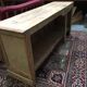 Vintage shop counter in weathered wood