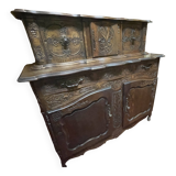 Curved sliding sideboard