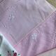 Lot de draps lit de bébé brodés