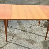 Danish Scandinavian teak dining table with extensions