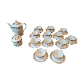 Service à thé et café porcelaine de Limoges