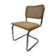 Chaise Cesca modèle b32 en chrome de Marcel Breuer