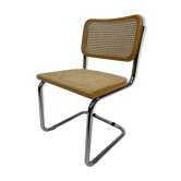 Chaise Cesca modèle b32 en chrome de Marcel Breuer
