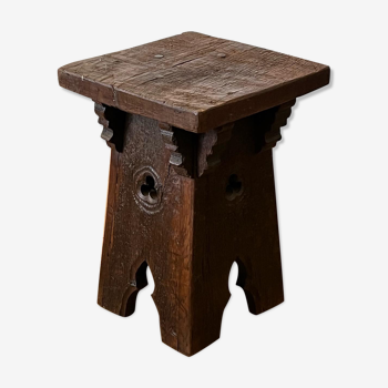 Old wooden stool