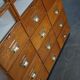 Vintage oak haberdashery shop furniture, Netherlands, 1930s