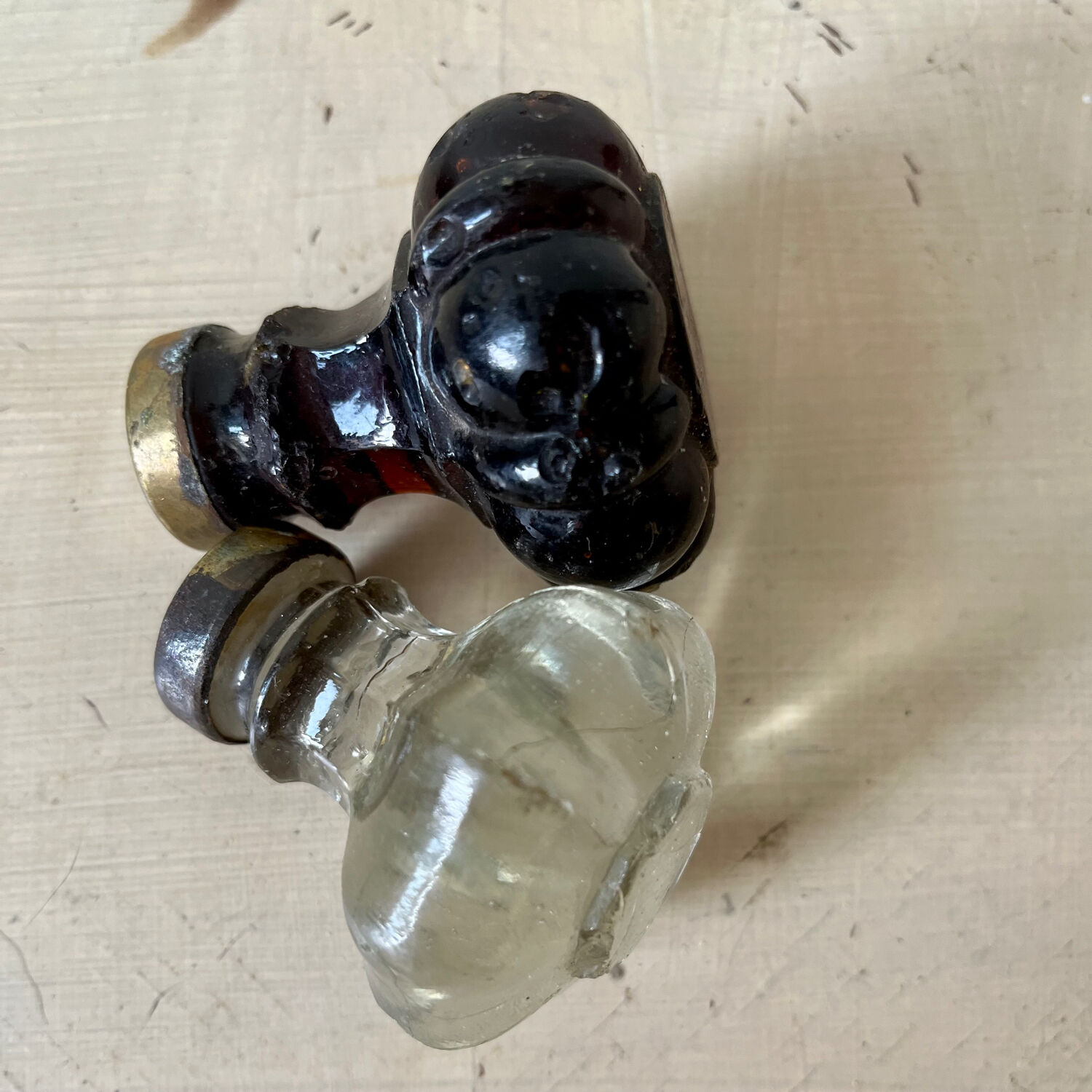 Lot of old door handles