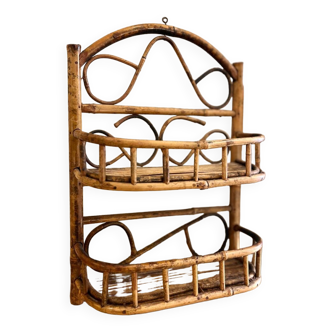 Small rattan shelf