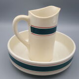 Old bathroom kit miniature ceramic toy k and g lunéville