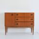 Small sideboard / 1960s vintage Scandinavian chest of drawers