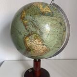 Vintage 1950 German Columbus World Map Globe - 53 cm