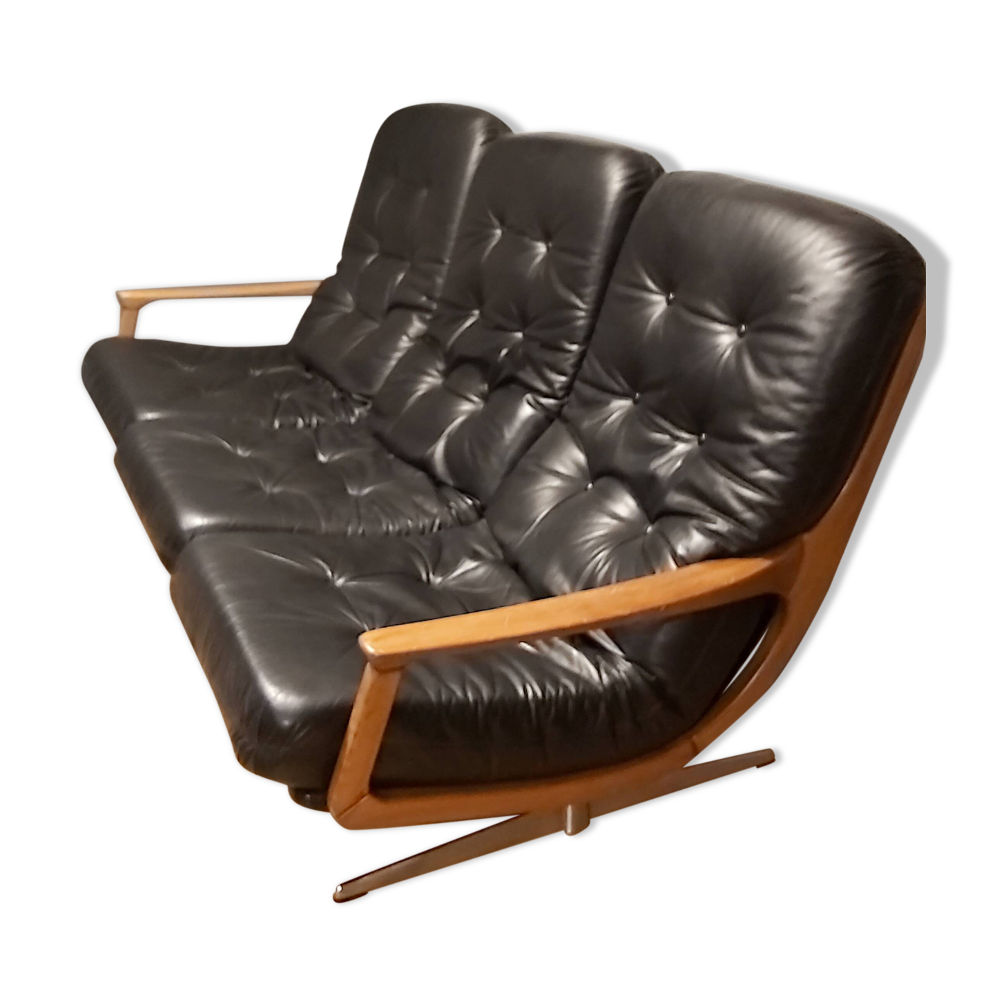 Vintage 3-seater sofa by E. Schmidt for Soloform