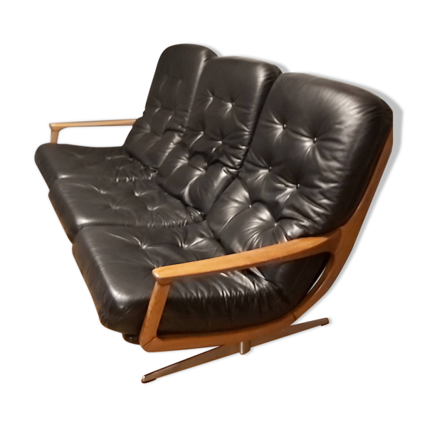 Canapé vintage 3 places par E. Schmidt pour Soloform — Beyit