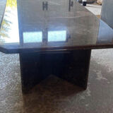 Brown marble coffee table