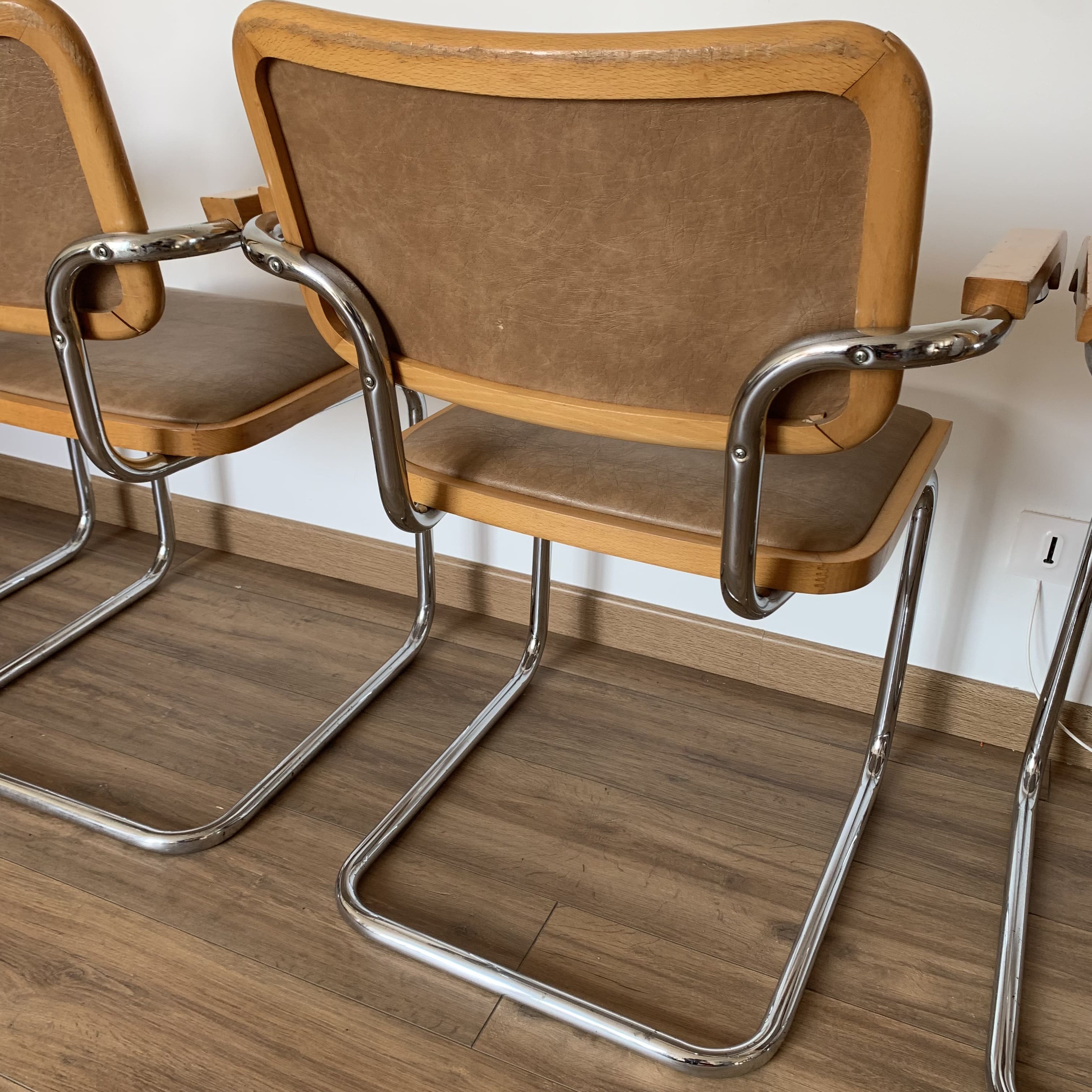 4 armchairs B64 by Marcel Breuer