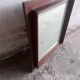 Sculptural wall mirror in wood, 1960s