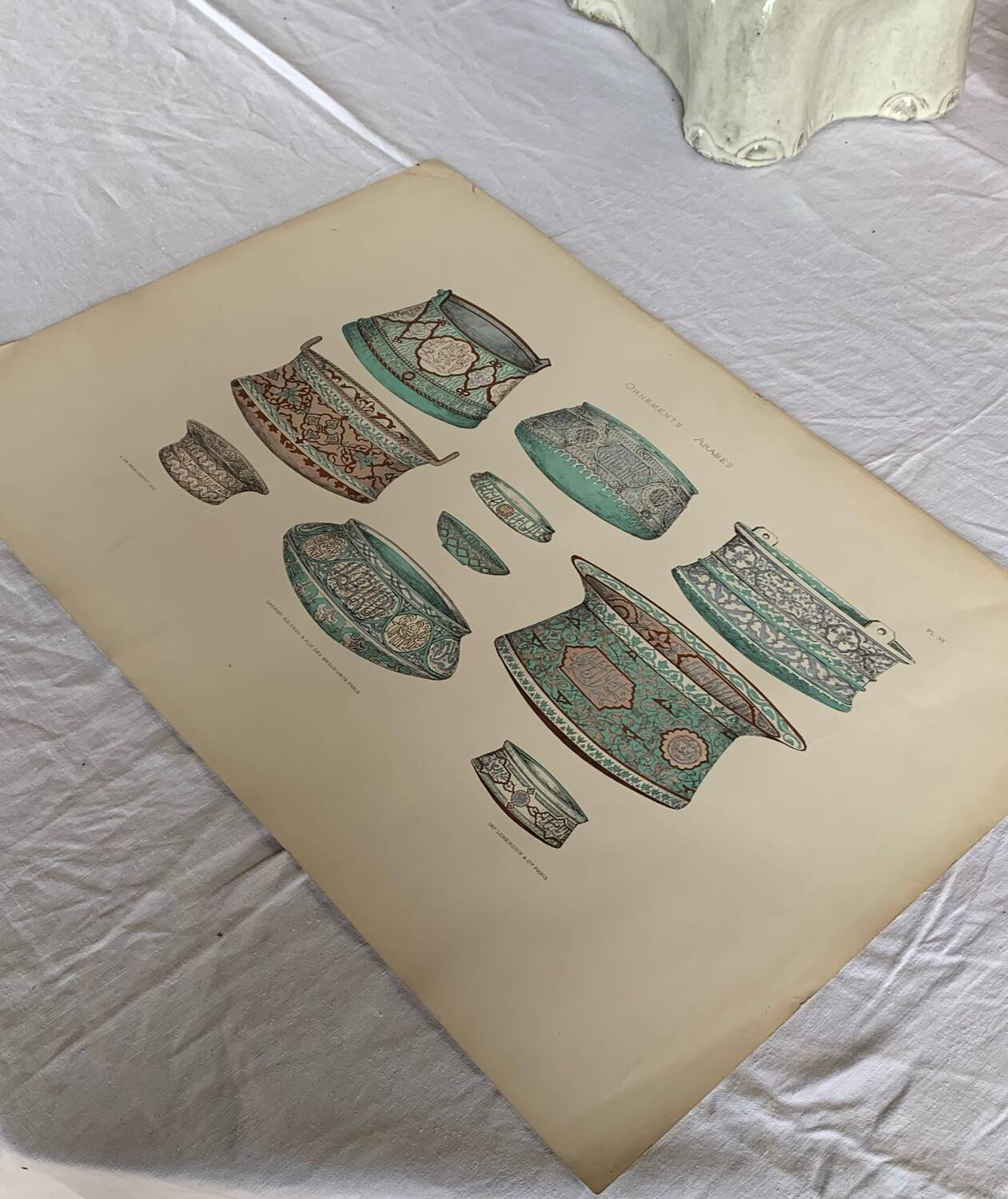 Ancient Oriental Lithography - Arab Ornaments