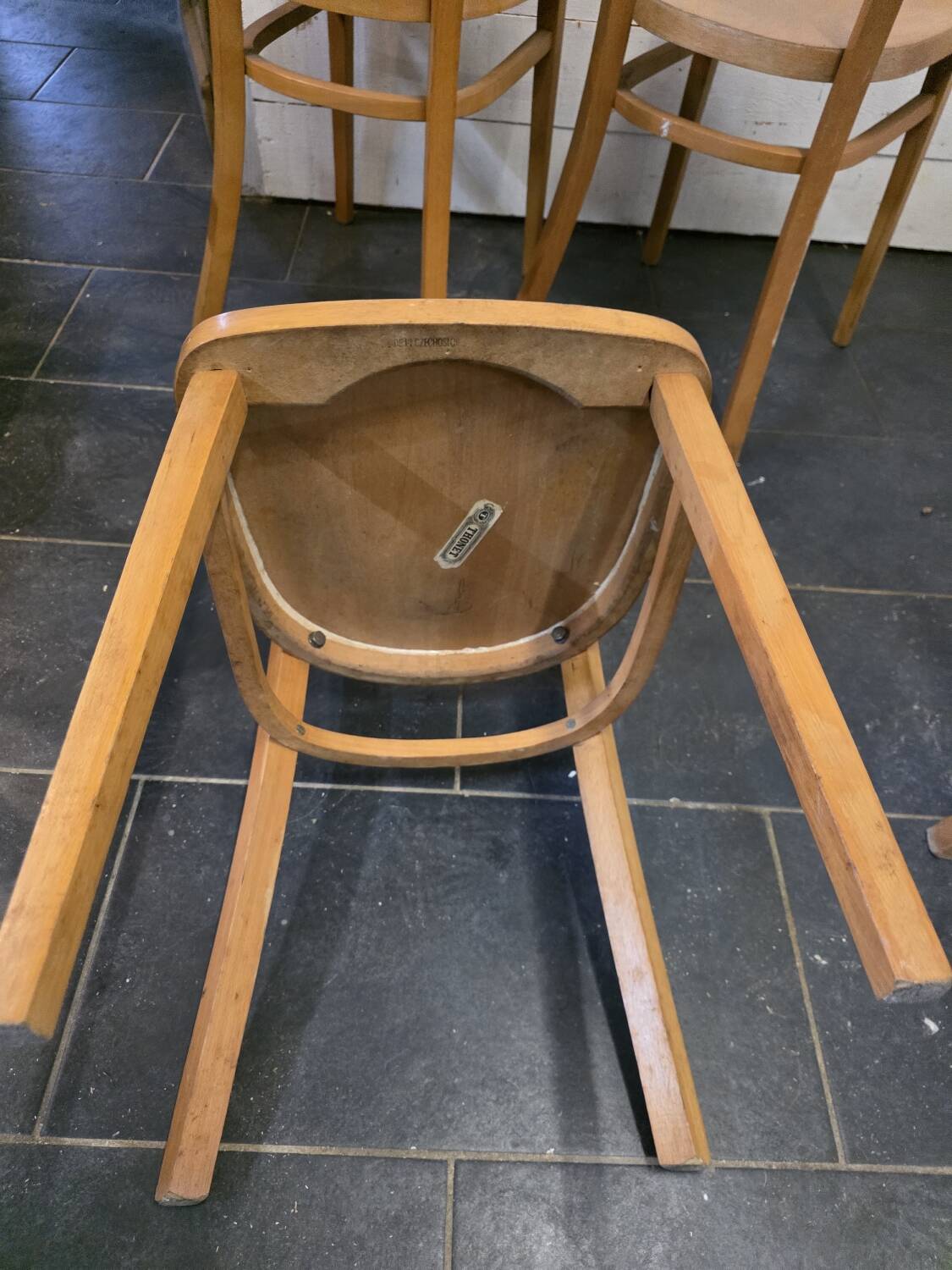 4 Thonet bistro chairs