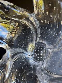 Large Schneider crystal vase