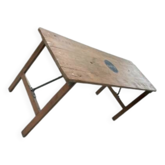 brasserie table - folding wooden guinguette
