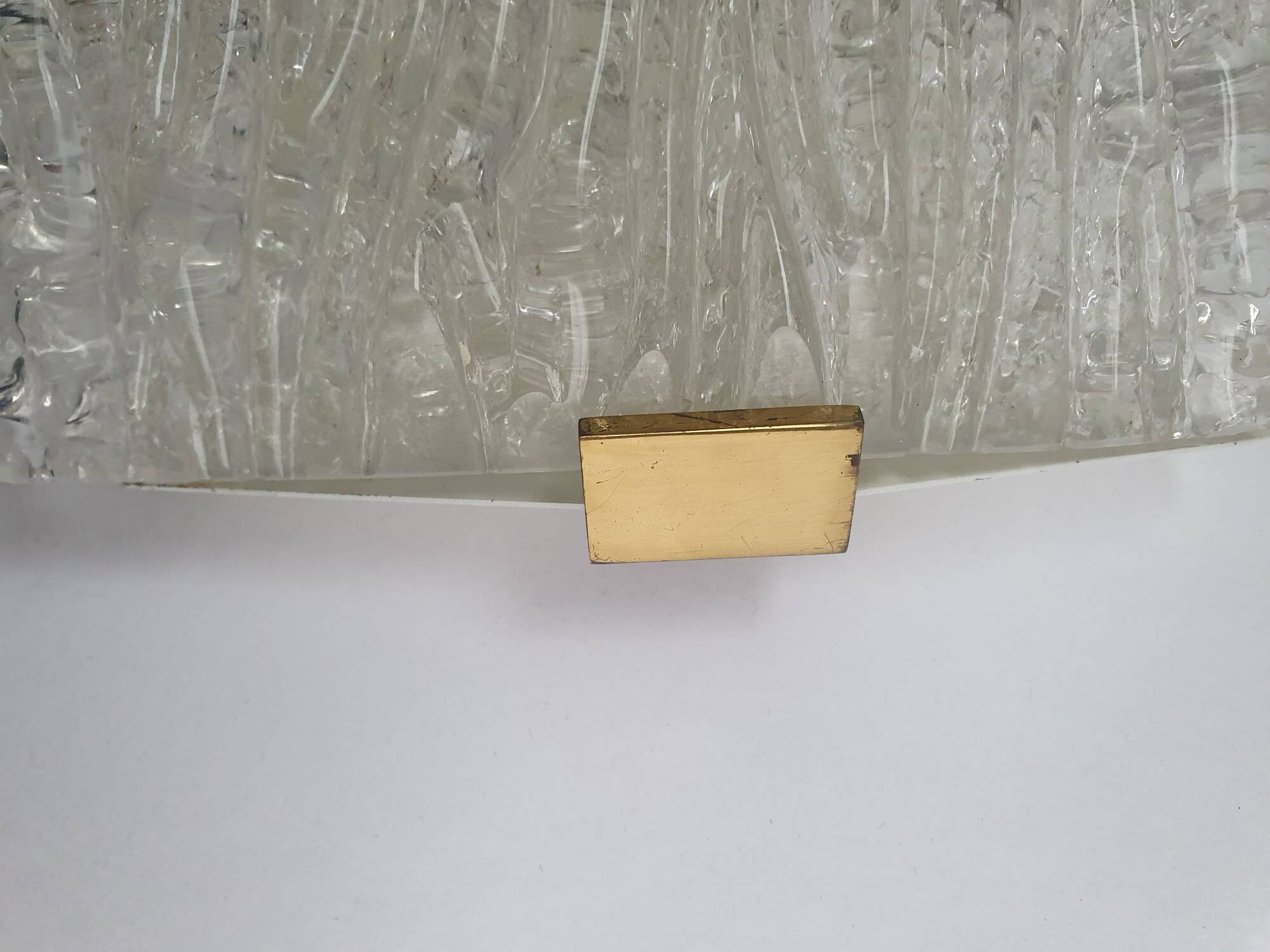Murano glass wall lamp by Kaiser Leuchten, 1950s