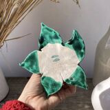 Ceramic flower candle holder