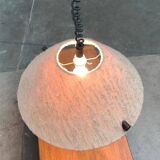 Wood and wool suspension from the mid-century, 1960s.