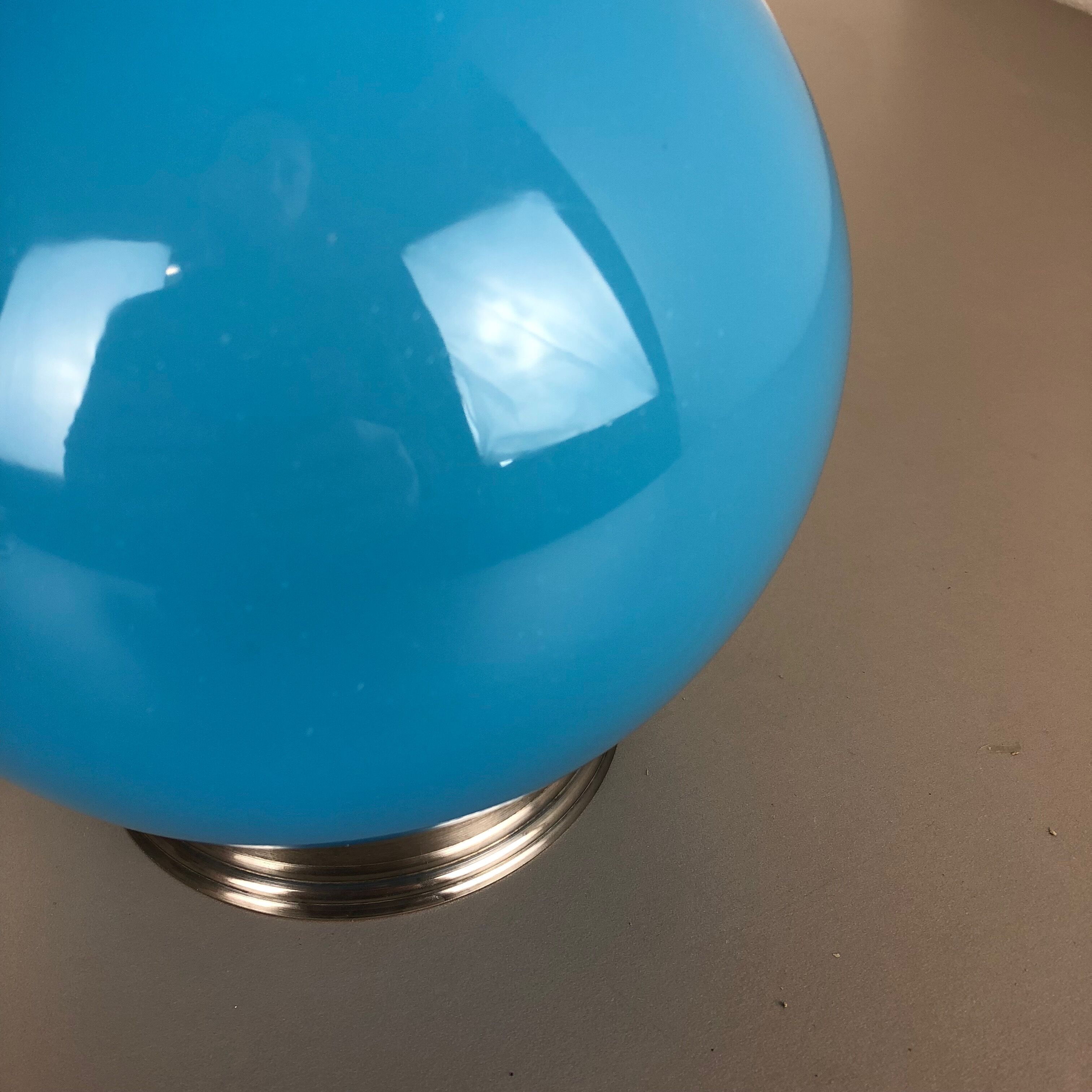 Opaline Murano glass table desk light made by Cenedese Vetri Italy, 1960s