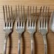 Set of 8 antique silver-plated cutlery pieces