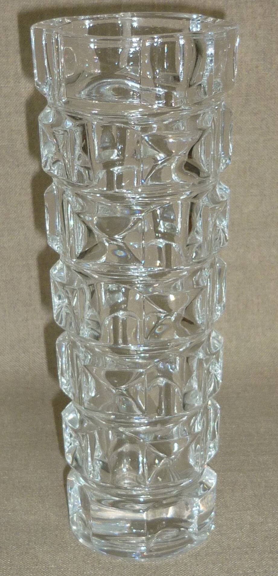 Translucent art-deco vase