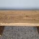 Former vintage bench period 1960 solid wood