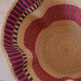 Suspension Panier Bolga Africain fait-main coloré bohème