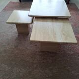Tables gigognes en travertin