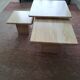 Travertine nesting tables