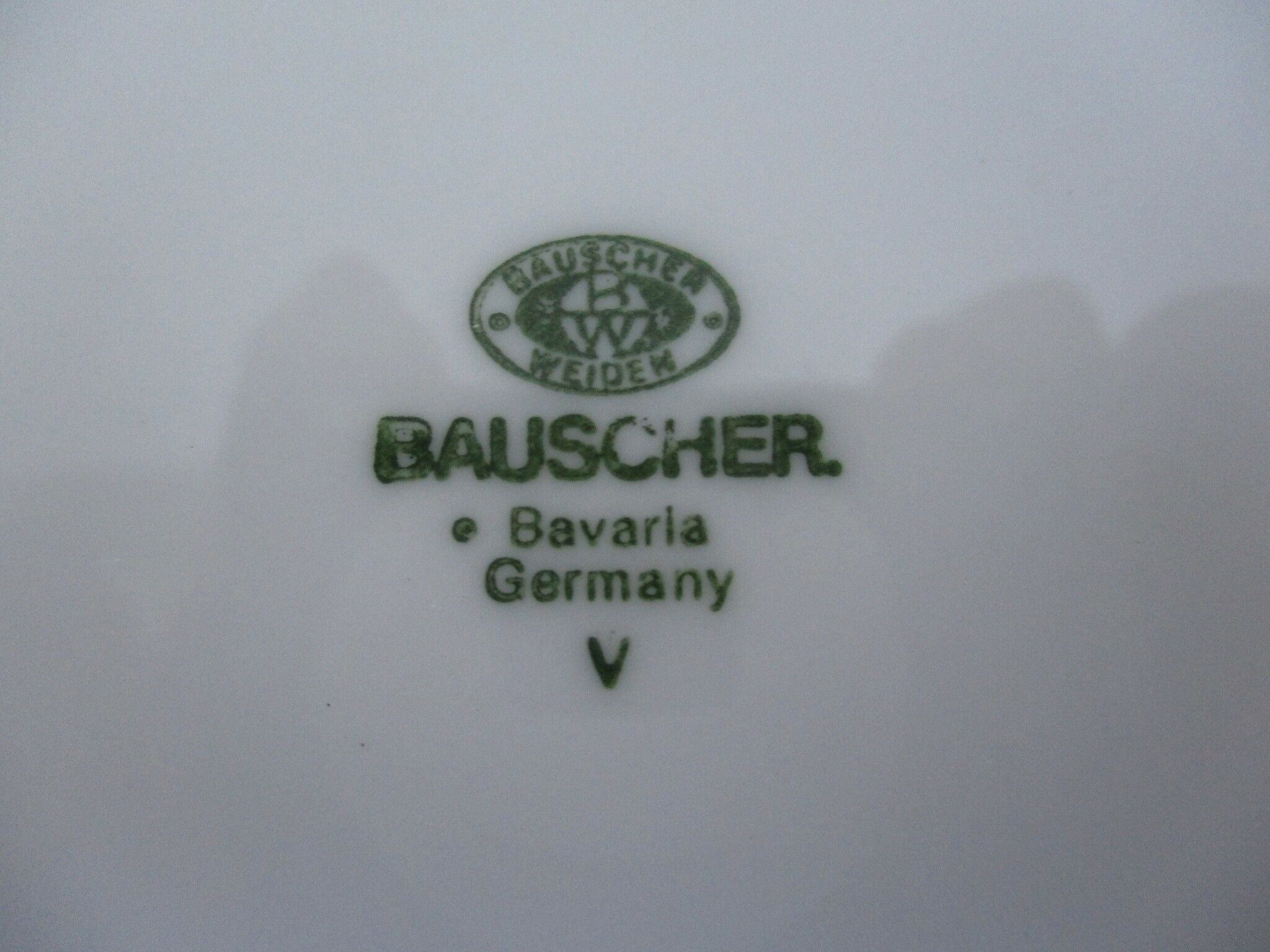 Vintage flat dish bausher weiden