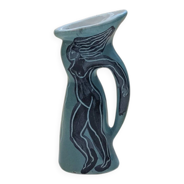 Ceramic pitcher by Jacques Sagan in Vallauris