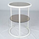 Lacquered side table with two shelves, France, 1970s